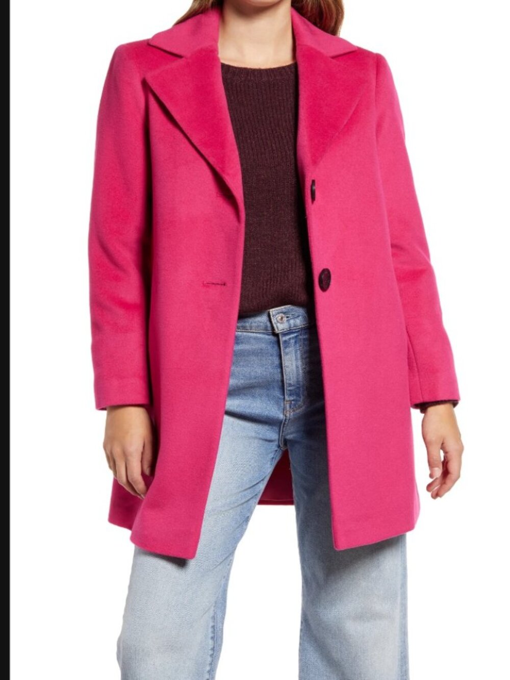 Pink Sam Edelman Wool Jacket (New with Tags)
